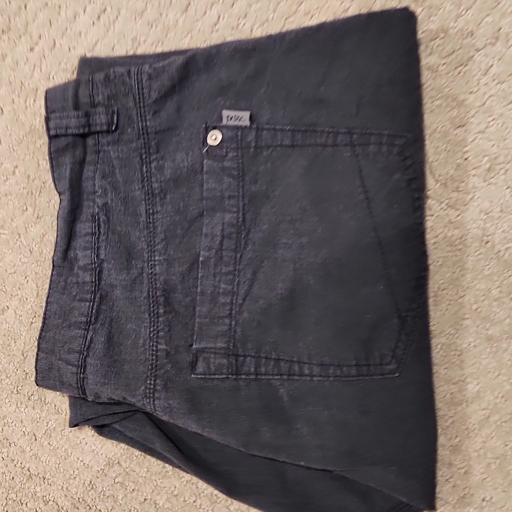 PD&C Mens Dark Gray Pants Size 38x 32 100% COTTON
